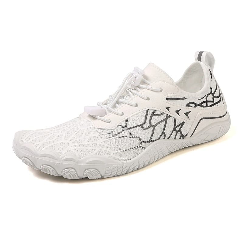 Breathable Light non-slip barefoot shoes White/Black (Unisex)