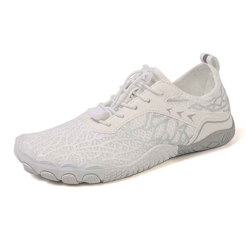 Breathable Light non-slip barefoot shoes White/Gray (Unisex)