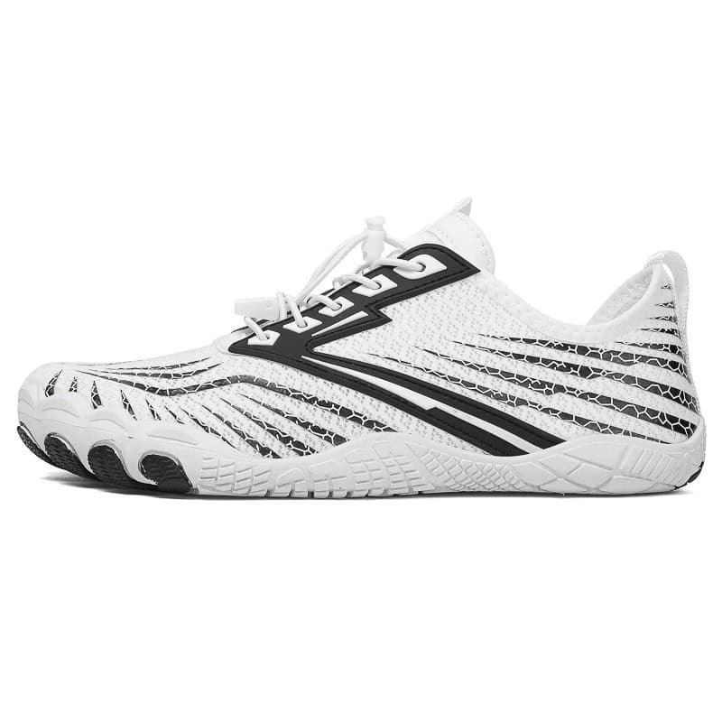 Breathable Light non-slip barefoot shoes White/Black (Unisex)