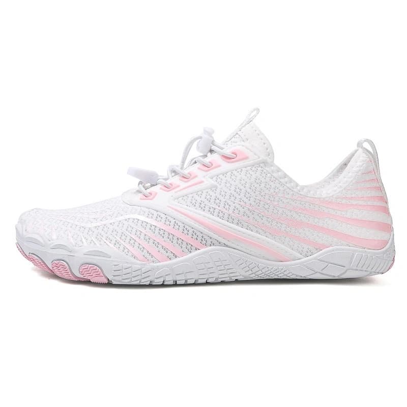Breathable Light non-slip barefoot shoes White/Pink (Unisex)