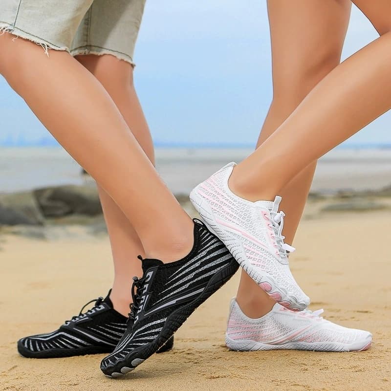 Breathable Light non-slip barefoot shoes White/Pink (Unisex)