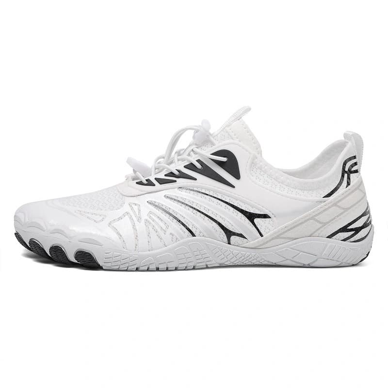 All-Terrain Light Non-Slip Barefoot Shoes White/Black (Unisex)