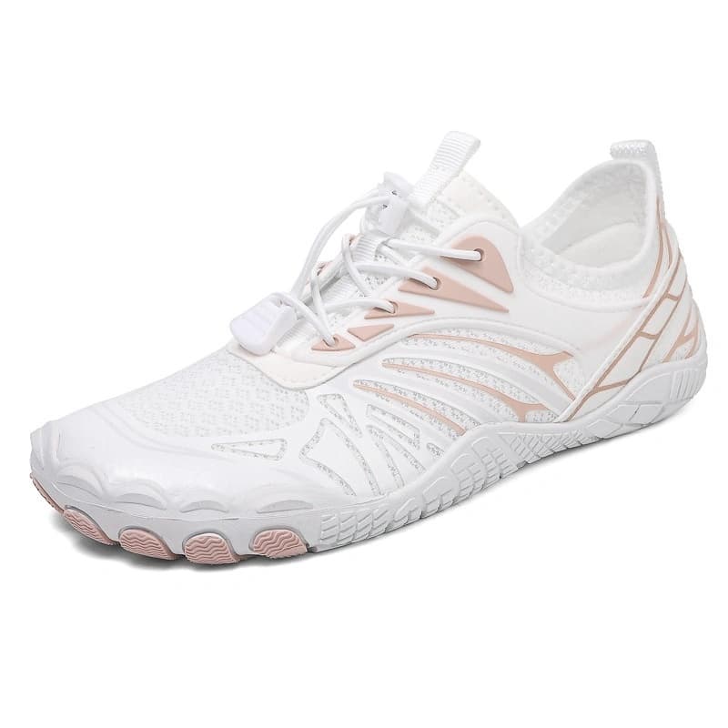 All-Terrain Light Non-Slip Barefoot Shoes White/Pink (Unisex)