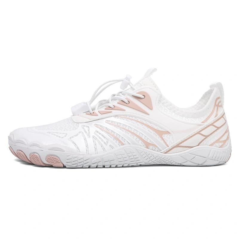 All-Terrain Light Non-Slip Barefoot Shoes White/Pink (Unisex)