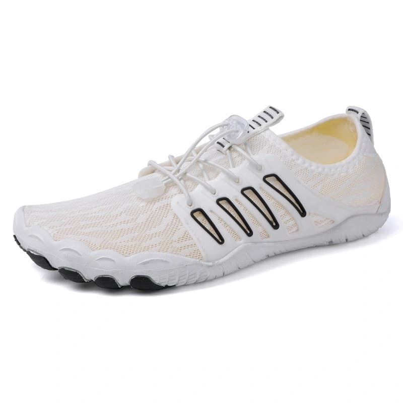 Breathable Light non-slip barefoot shoes White/Black (Unisex)