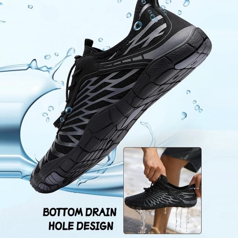 All-Terrain Breathable non-slip barefoot shoes Black (Unisex)