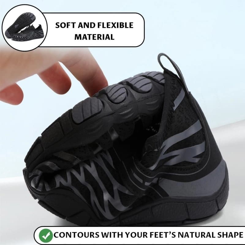 All-Terrain Breathable non-slip barefoot shoes Black (Unisex)