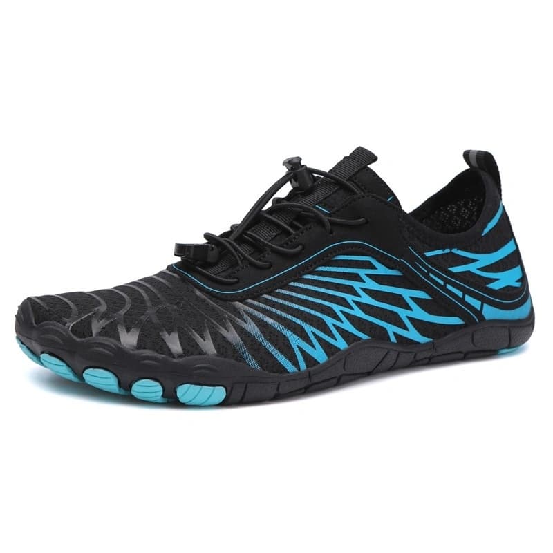 All-Terrain Light Non-Slip Barefoot Shoes Black/Blue (Unisex)
