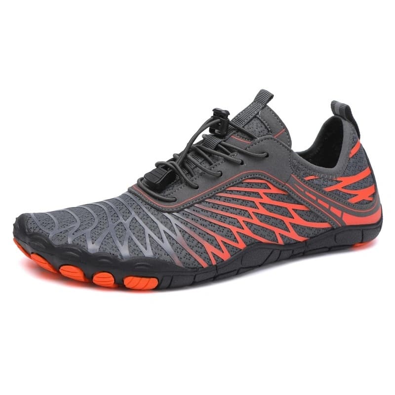 Breathable Light non-slip barefoot shoes Grey/Orange (Unisex)