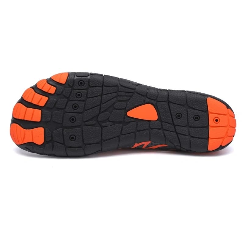 Breathable Light non-slip barefoot shoes Grey/Orange (Unisex)