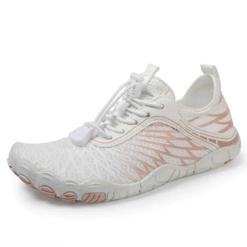 All-Terrain Light Non-Slip Barefoot Shoes White/Pink (Unisex)