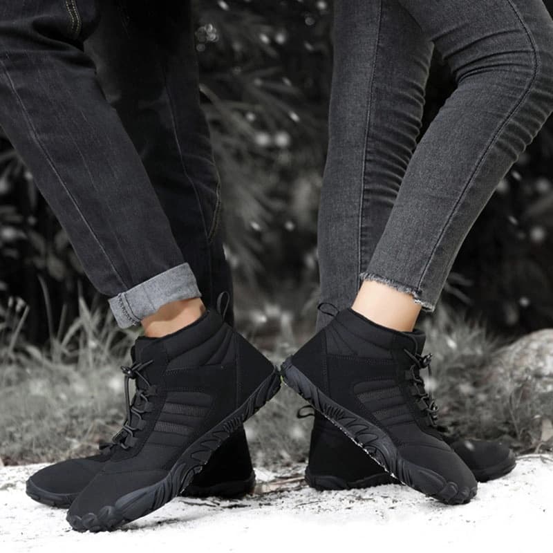 Breathable non-slip Winter Barefoot Shoes Black (Unisex)