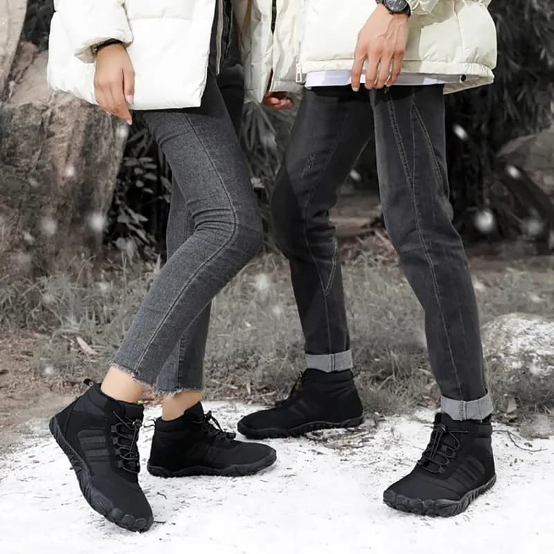 Breathable non-slip Winter Barefoot Shoes Black (Unisex)