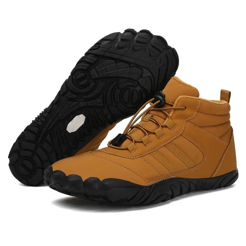 Breathable Light non-slip Winter Barefoot Shoes Brown (Unisex)
