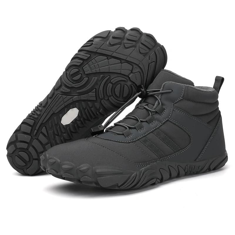 Breathable Light non-slip Winter Barefoot Shoes Gray (Unisex)
