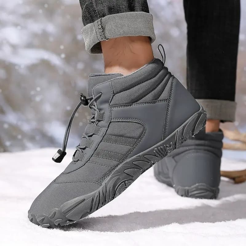Breathable Light non-slip Winter Barefoot Shoes Gray (Unisex)