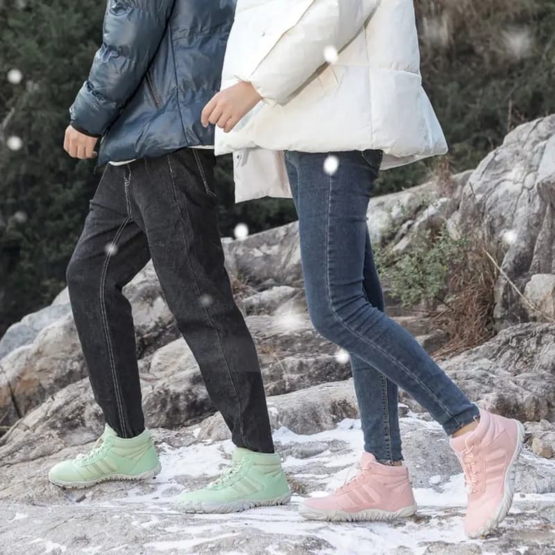 Breathable Light non-slip Winter Barefoot Shoes Green (Unisex)