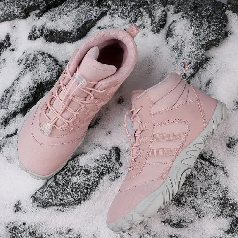 Breathable Light non-slip Pink Winter Barefoot Shoes for Women