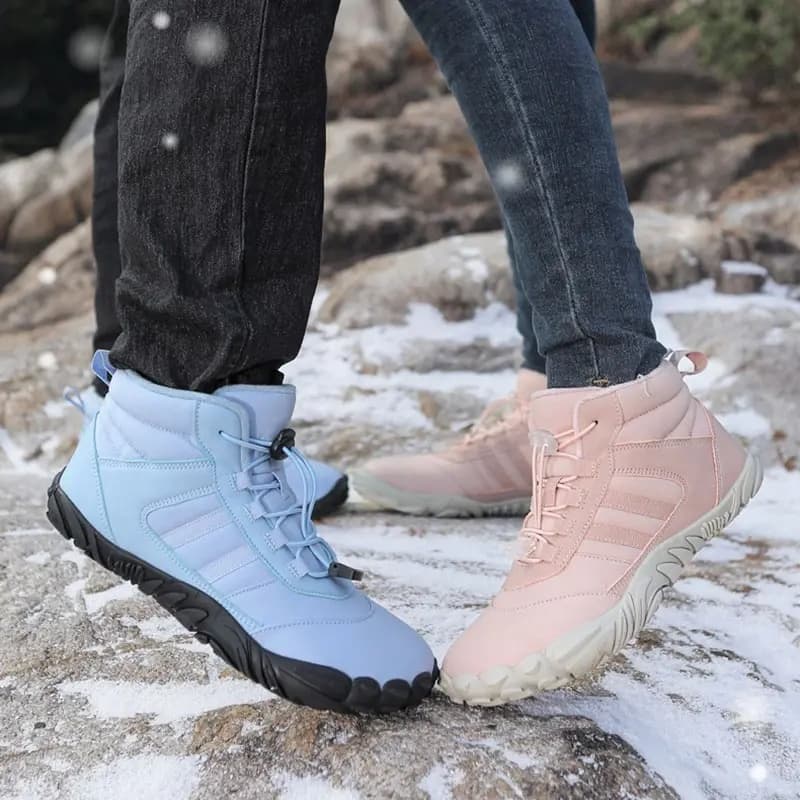 Breathable Light non-slip Pink Winter Barefoot Shoes for Women