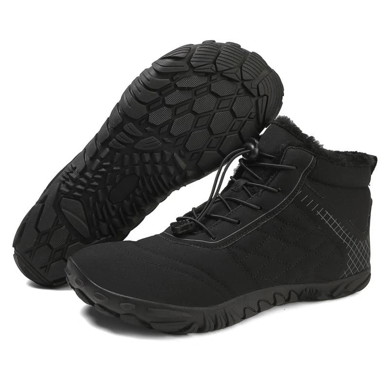 Breathable Light non-slip Winter Barefoot Shoes Black (Unisex)