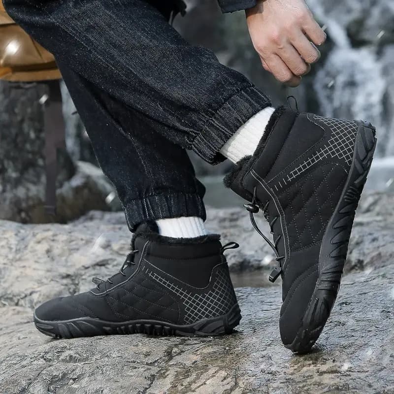 Breathable Light non-slip Winter Barefoot Shoes Black (Unisex)