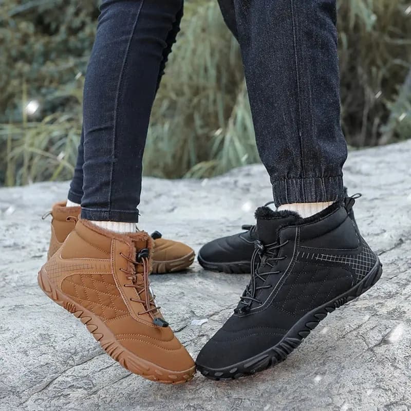 Breathable Light non-slip Winter Barefoot Shoes Black (Unisex)