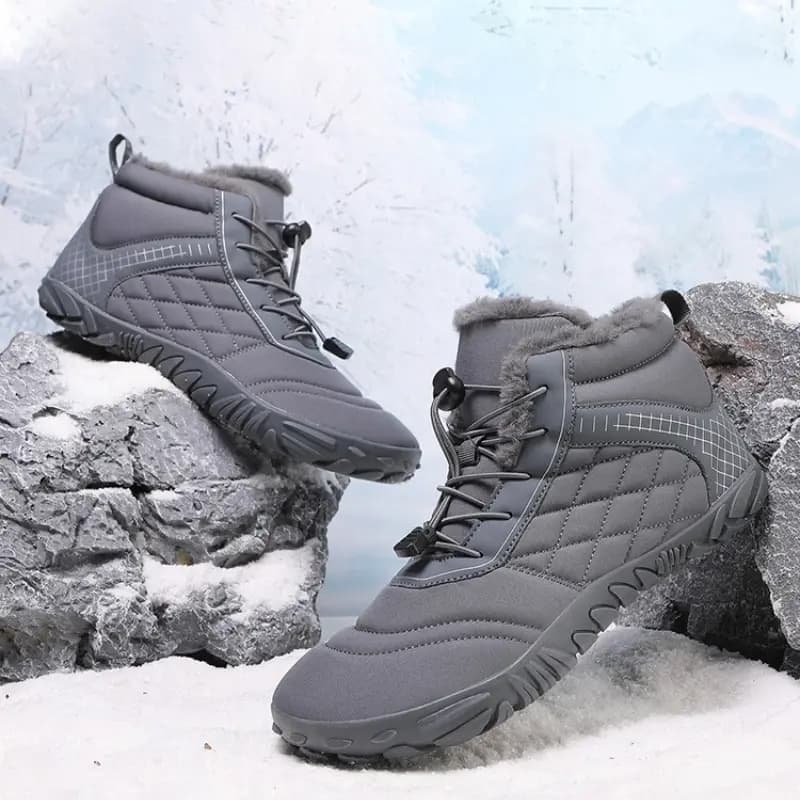 Breathable Light non-slip Winter Barefoot Shoes Gray (Unisex)