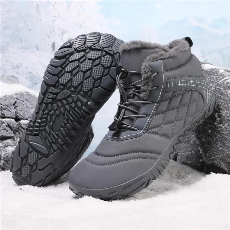 Breathable Light non-slip Winter Barefoot Shoes Gray (Unisex)