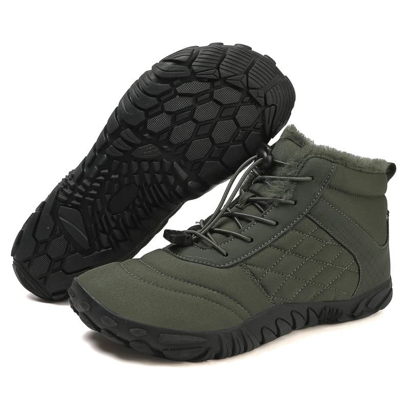 Breathable Light non-slip Winter Barefoot Shoes Green (Unisex)