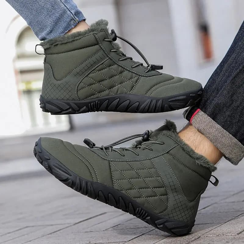 Breathable Light non-slip Winter Barefoot Shoes Green (Unisex)
