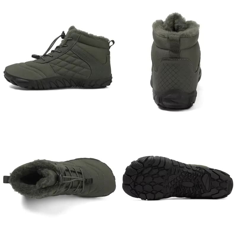 Breathable Light non-slip Winter Barefoot Shoes Green (Unisex)