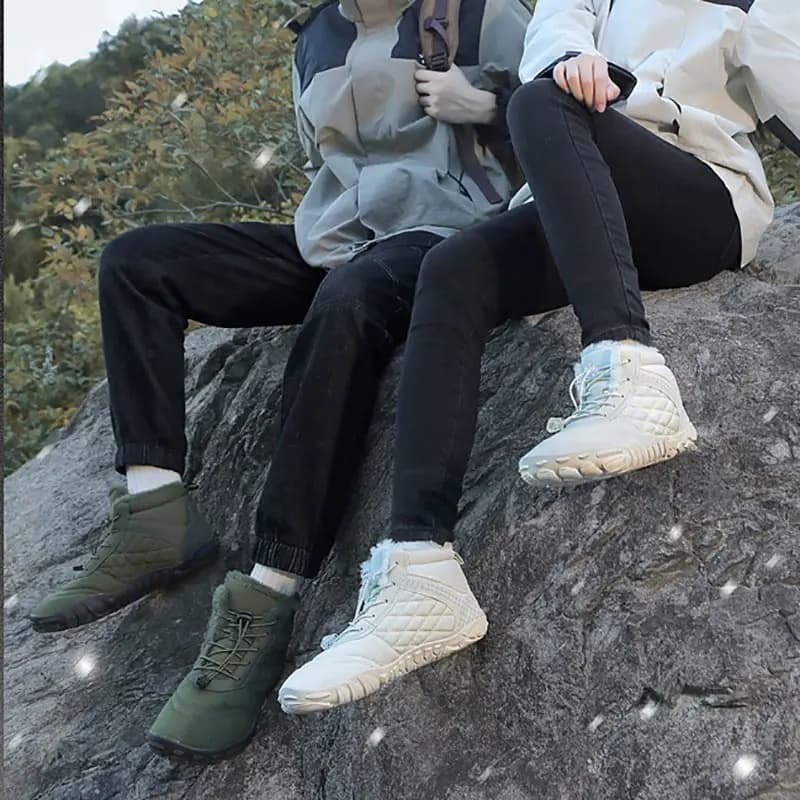 Breathable Light non-slip Winter Barefoot Shoes Green (Unisex)