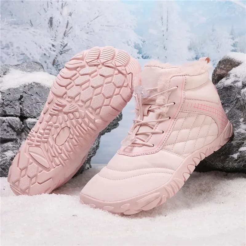 Breathable Light non-slip Pink Winter Barefoot Shoes for Women
