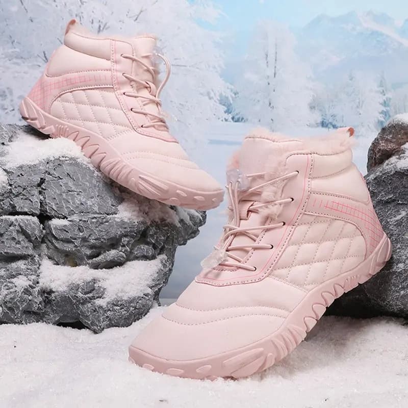 Breathable Light non-slip Pink Winter Barefoot Shoes for Women