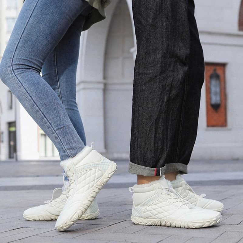 Breathable Light non-slip White Winter Barefoot Shoes (Unisex)