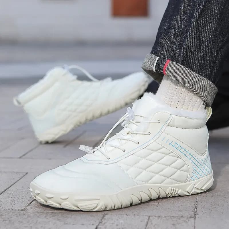 Breathable Light non-slip White Winter Barefoot Shoes (Unisex)