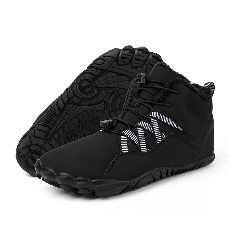Breathable Light non-slip Winter Barefoot Shoes Black (Unisex)