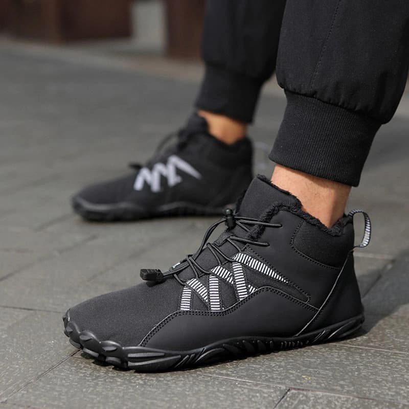 Breathable Light non-slip Winter Barefoot Shoes Black (Unisex)