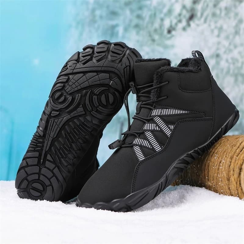 Breathable Light non-slip Winter Barefoot Shoes Black (Unisex)