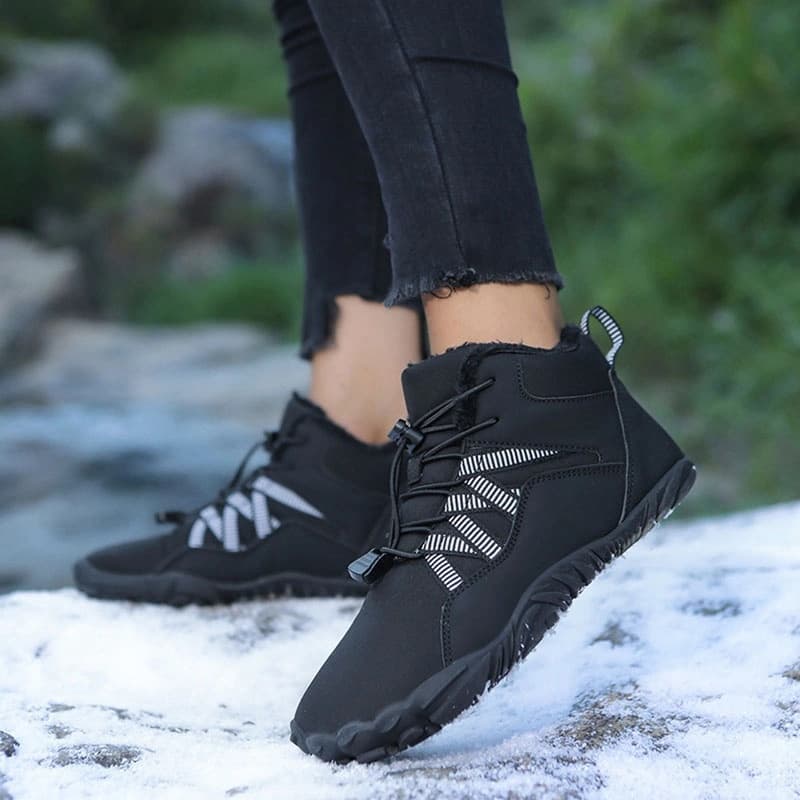Breathable Light non-slip Winter Barefoot Shoes Black (Unisex)