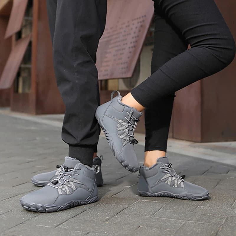 Breathable Light non-slip Winter Barefoot Shoes Gray (Unisex)