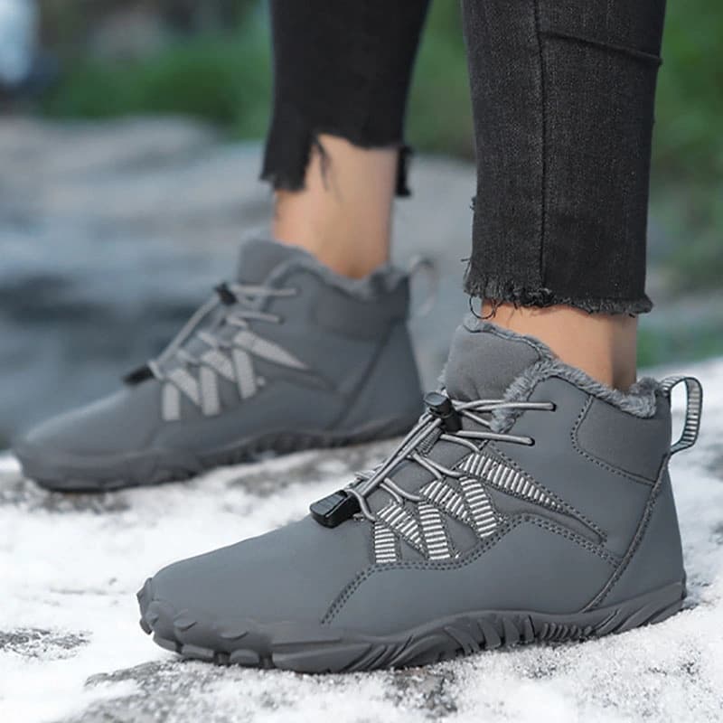 Breathable Light non-slip Winter Barefoot Shoes Gray (Unisex)