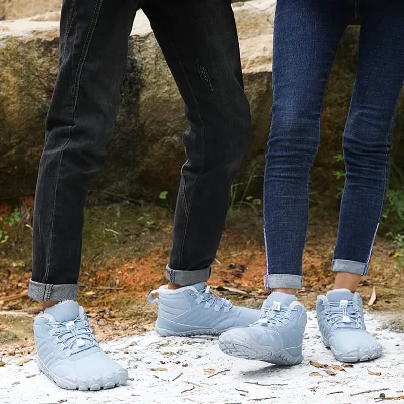All-Terrain Light Non-Slip Winter Barefoot Shoes Blue (Unisex)