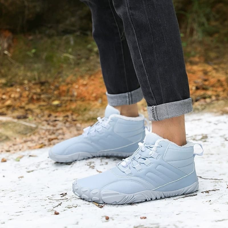 All-Terrain Light Non-Slip Winter Barefoot Shoes Blue (Unisex)