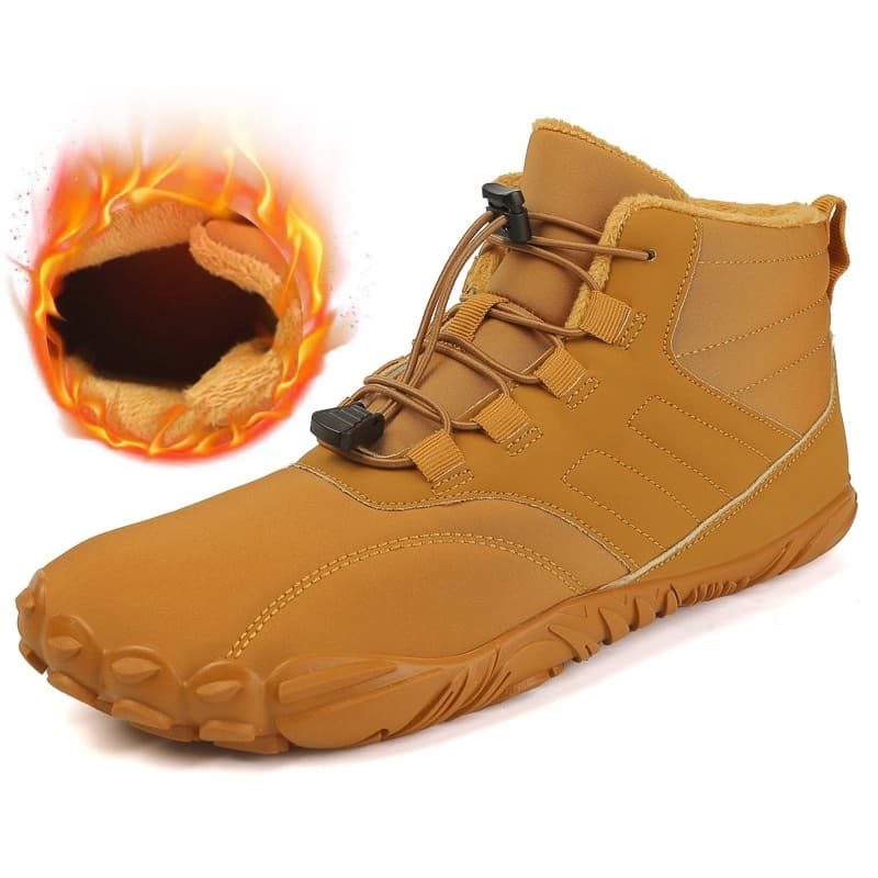 All-Terrain Light Non-Slip Winter Barefoot Shoes Brown (Unisex)