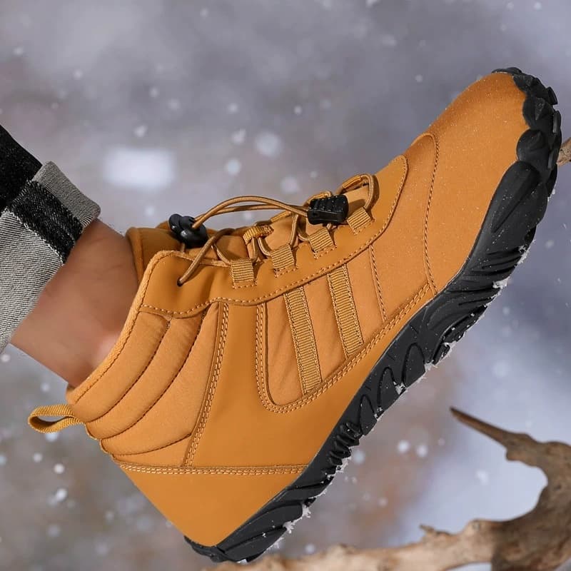 All-Terrain Light Non-Slip Winter Barefoot Shoes Brown (Unisex)