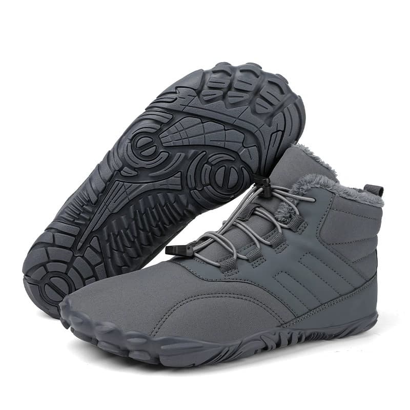 Breathable Light non-slip Winter Barefoot Shoes Gray (Unisex)