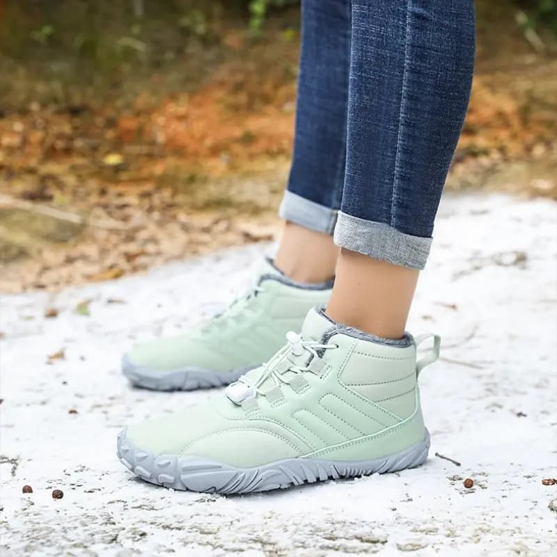 Breathable Light non-slip Winter Barefoot Shoes Green (Unisex)