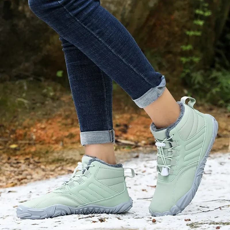 Breathable Light non-slip Winter Barefoot Shoes Green (Unisex)